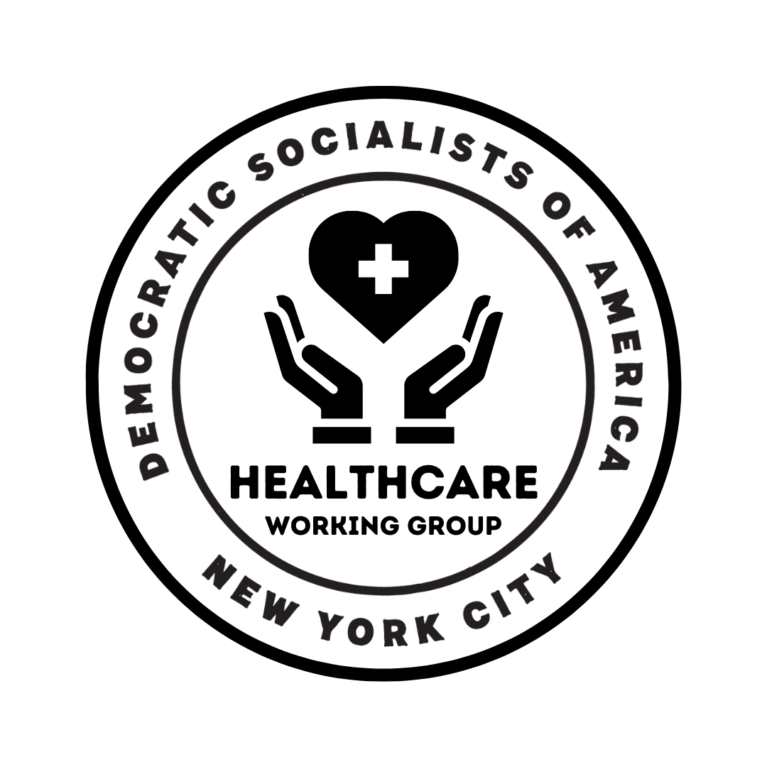 NYC DSA Healthcare Working Group Logo